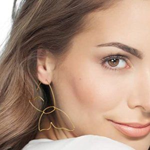 Gold XL Butterfly Earrings